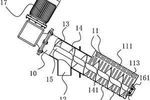 螺旋排渣的过滤装置