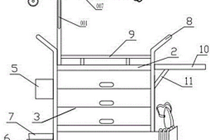 多功能配药护理车