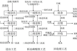 处理含有磷酸铁锂的物质的方法及设备