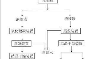 高盐浓缩液分盐处理方法及系统