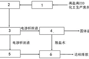 处理高盐高COD化工生产废水的方法