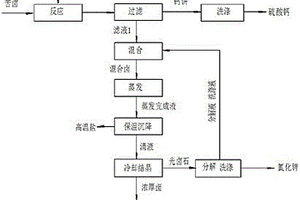 钙法除硫后苦卤的多元素提取方法