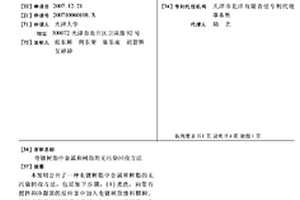 电镀树脂中金属和树脂的无污染回收方法