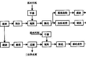 利用污泥与煤矸石生产生态建筑材料的方法