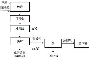 脲醛树脂与生物质共热解工艺装置系统及方法