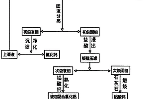 制备高纯度铝酸钙和聚合氯化铝的工艺方法