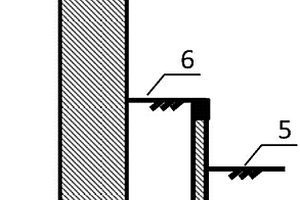 重力式水泥土墙结合单排桩的基坑梯级支护方法