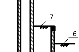 双排桩结合单排桩的基坑梯级支护方法