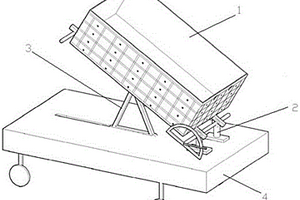 堆土箱坡度可调的移动式装置