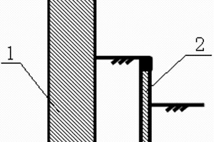 重力式水泥土墙结合单排桩的基坑梯级支护体系