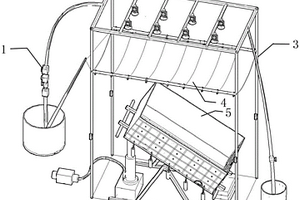 模拟降雨径流作用下土-水界面重金属迁移的装置