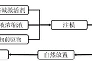 利用地质聚合物固化/稳定化处置垃圾渗滤液浓缩液的方法