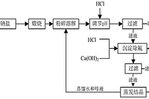 含氟氯化钠盐分离精制的方法