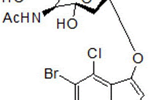 一种5-溴-4-氯-3-吲哚基-α-D-N-乙酰基神经氨酸钠盐的合成工艺
