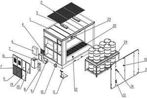 一种移动式模块化危险废物暂存智能柜