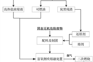 一种危险废物的熔融处置方法