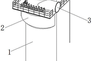 一种危废焚烧线用布袋反应器
