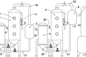 一种危废焚烧炉专用脱盐双效蒸发器