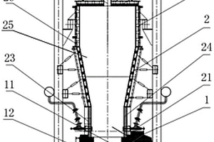 一种固体危废还原熔炼的侧吹炉