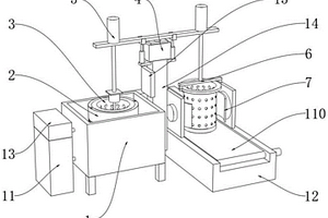 一种用于废铁桶处理线的滚筒式水浴清洗机