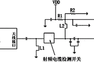 一种手机天线使用状态检测电路