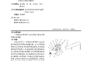 一种地质灾害条件下应急资源产品损坏性检测实验装置