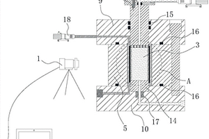 一种渗流条件下观测岩石全场变形的装置