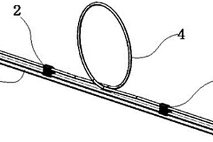一种柔性光缆松套管柔性性能检测装置