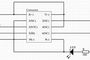 用于锂离子电池连接器未定义引脚连锡的检验电路