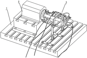 一种便携式电主轴综合性能检测装置
