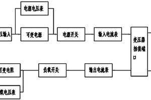 一种电子变压器性能检测工装