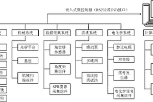 基于表面等离子体谐振的局部电化学成像测试系统