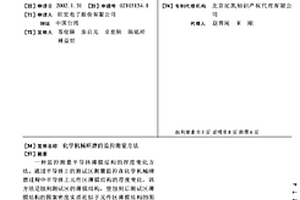 化学机械研磨的监控测量方法