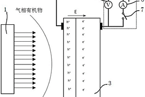 基于光催化反应的气相有机物浓度检测装置及检测方法