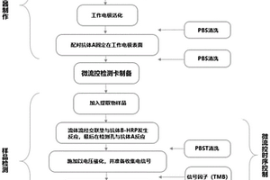 基于微流控方法的甲型流感病毒检测装置与检测方法