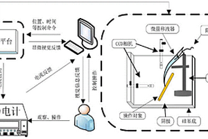 面向基于电化学的金属微构件操作的过程监控方法