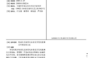 集成化毛细管电泳电化学发光检测芯片的制备方法