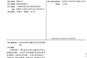 环境友好的高灵敏电化学发光检测方法