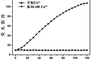 基于点击化学的铜离子荧光检测方法