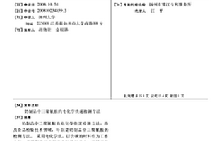 奶制品中三聚氰胺的电化学快速检测方法