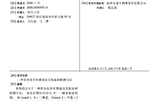 荧光化学传感器及其制备和检测方法