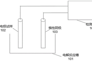 电极的强化寿命检测装置及方法