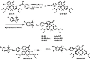 用于脑部硫化氢检测的硅罗丹明衍生物及制备方法与应用