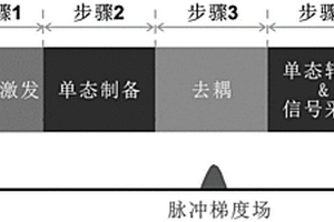 利用核自旋单态选择性对指定空间中目标物进行磁共振波谱检测的方法