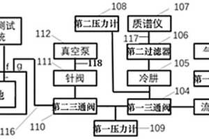 电池质谱进样系统和电池测试装置