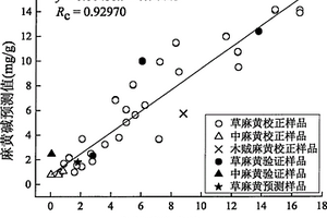 基于紫外光谱快速测定麻黄药材生物碱的方法