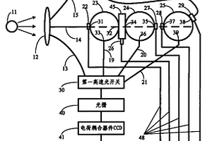 测量光学参数谱的装置及其消除散射影响的定量方法