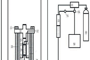 采用气钢瓶注入化学溶液的岩石渗流试验装置