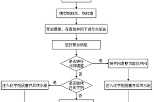 聚合物驱油藏井网调整辅助化学驱的可视化实验方法