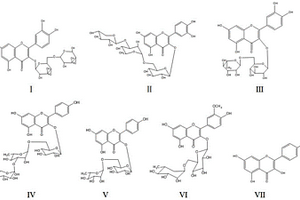 小花清风藤中七种黄酮类化学成分的提取分离方法
